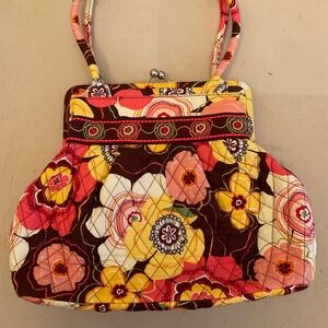 NWT Vera Bradley Kisslock Bag Purse Buttercup pattern